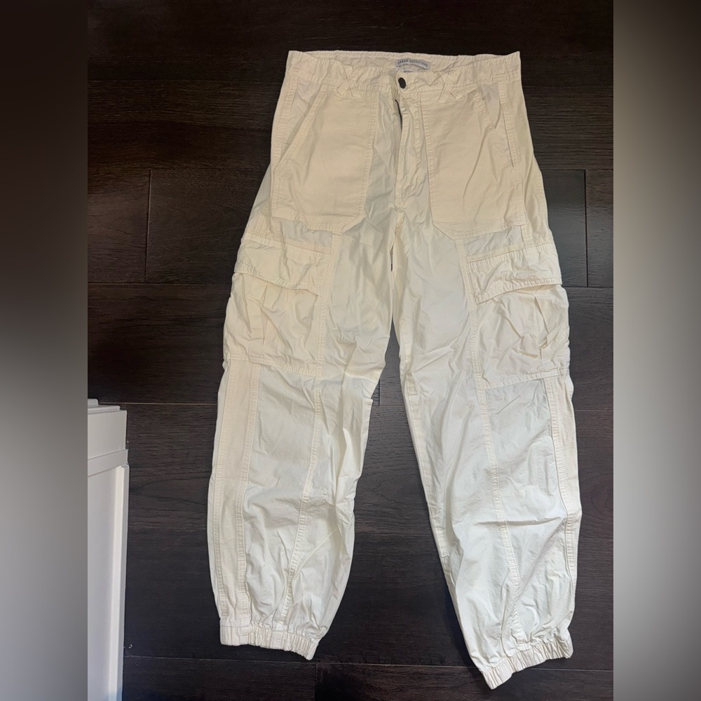 Urban Outfitters Off-White Cargo Jogger Pants Never Worn